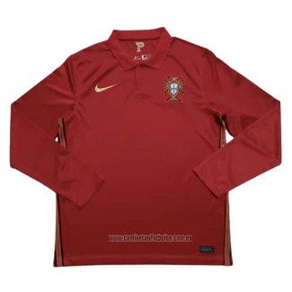 Camiseta del Portugal 1ª Equipacion Manga Larga 2020-2021