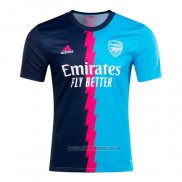 Camiseta Pre Partido del Arsenal 2023 Azul