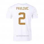 Camiseta del Serbia Jugador Pavlovic 2ª Equipacion 2022