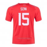 Camiseta del Suiza Jugador Sow 1ª Equipacion 2022