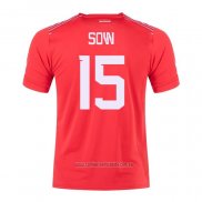 Camiseta del Suiza Jugador Sow 1ª Equipacion 2022