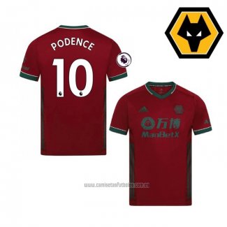 Camiseta del Wolves Jugador Podence 3ª Equipacion 2020-2021