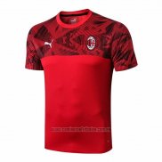 Camiseta de Entrenamiento AC Milan 2019-2020 Rojo
