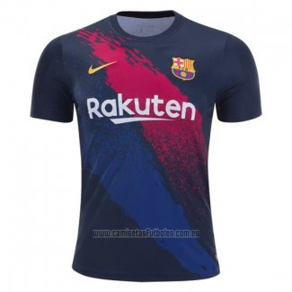 Camiseta de Entrenamiento Barcelona 2019-2020 Azul Oscuro