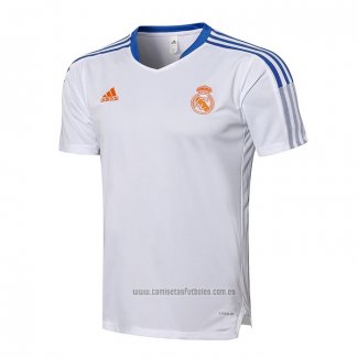 Camiseta de Entrenamiento Real Madrid 2021-2022 Blanco