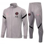 Chandal de Chaqueta del Paris Saint-Germain 2021-2022 Gris