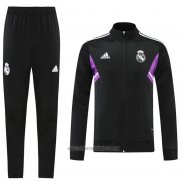 Chandal de Chaqueta del Real Madrid Nino 2022-2023 Negro