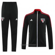 Chandal de Chaqueta del Sao Paulo 2021-2022 Negro