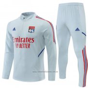 Chandal de Sudadera del Lyon 2022-2023 Gris