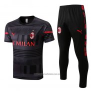 Chandal del AC Milan Manga Corta 2022-2023 Gris