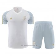 Chandal del Argelia Manga Corta 2023-2024 Blanco - Pantalon Corto