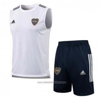 Chandal del Boca Juniors Sin Mangas 2021-2022 Blanco