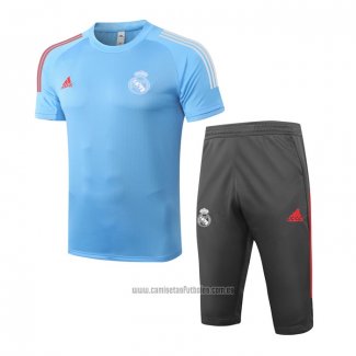 Chandal del Real Madrid Manga Corta 2020-2021 Azul