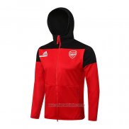 Chaqueta con Capucha del Arsenal 2021-2022 Rojo