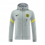 Chaqueta con Capucha del Chelsea 2021-2022 Gris
