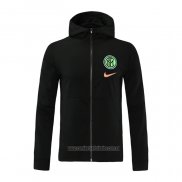 Chaqueta con Capucha del Inter Milan 2021 Negro