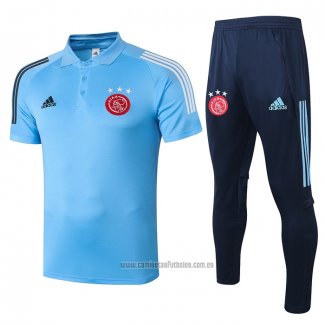 Conjunto Polo Ajax 2020-2021 Azul