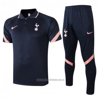 Conjunto Polo Tottenham Hotspur 2020-2021 Azul