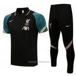 Conjunto Polo del Liverpool 2021-2022 Negro