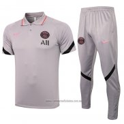 Conjunto Polo del Paris Saint-Germain 2021-2022 Gris