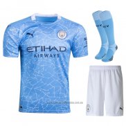 Camiseta del+Pantalones+Calcetines Manchester City 1ª Equipacion 2020-2021