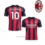 Camiseta del AC Milan Jugador Calhanoglu 1ª Equipacion 2020-2021