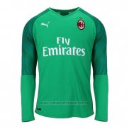 Camiseta del AC Milan Portero Manga Larga 2019-2020 Verde