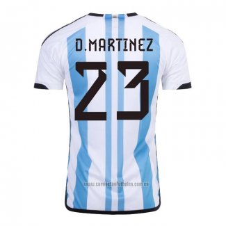 Camiseta del Argentina Jugador D.Martinez 1ª Equipacion 2022