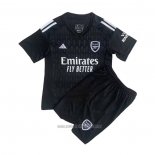 Camiseta del Arsenal Portero Nino 2023-2024 Negro