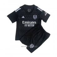 Camiseta del Arsenal Portero Nino 2023-2024 Negro