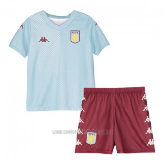 Camiseta del Aston Villa 2ª Equipacion Nino 2019-2020