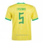 Camiseta del Brasil Jugador Casemiro 1ª Equipacion 2022