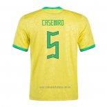 Camiseta del Brasil Jugador Casemiro 1ª Equipacion 2022