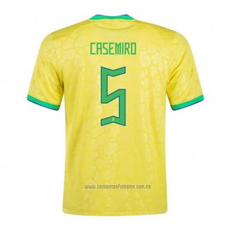 Camiseta del Brasil Jugador Casemiro 1ª Equipacion 2022