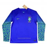 Camiseta del Brasil 2ª Equipacion Manga Larga 2022