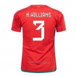 Camiseta del Gales Jugador N.Williams 1ª Equipacion 2022