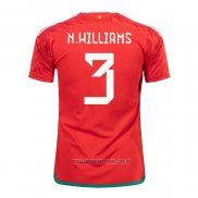 Camiseta del Gales Jugador N.Williams 1ª Equipacion 2022