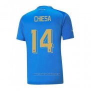 Camiseta del Italia Jugador Chiesa 1ª Equipacion 2022