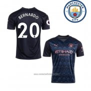 Camiseta del Manchester City Jugador Bernardo 2ª Equipacion 2020-2021