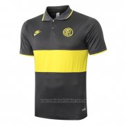 Camiseta Polo del Inter Milan 2019-2020 Gris