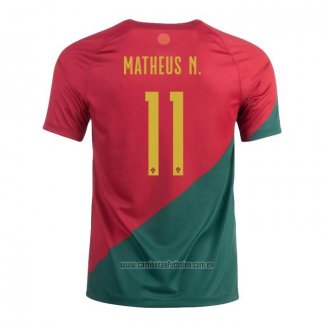 Camiseta del Portugal Jugador Matheus N. 1ª Equipacion 2022