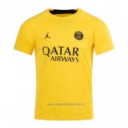 Camiseta Pre Partido del Paris Saint-Germain 2023 Amarillo