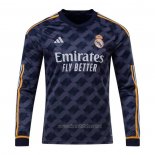 Camiseta del Real Madrid 2ª Equipacion Manga Larga 2023-2024