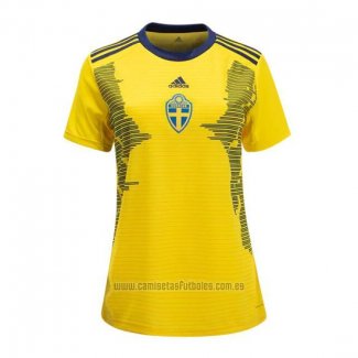 Camiseta del Suecia 1ª Equipacion Mujer 2019