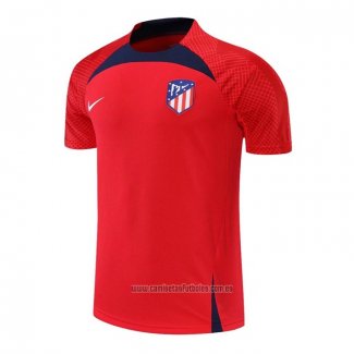 Camiseta de Entrenamiento Atletico Madrid 2022-2023 Rojo