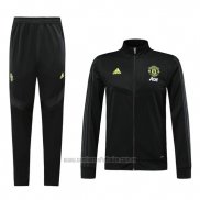 Chandal de Chaqueta del Manchester United Nino 2019-2020 Negro