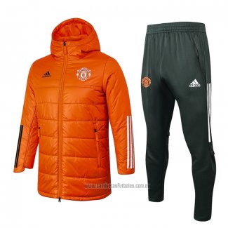 Chandal de Invierno del Manchester United 2020-2021 Naranja