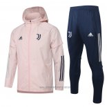 Chandal de Rompevientos del Juventus 2021 Rosa