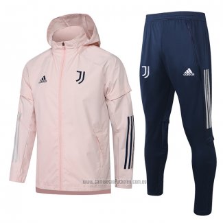 Chandal de Rompevientos del Juventus 2021 Rosa