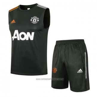 Chandal del Manchester United Sin Mangas 2021-2022 Verde